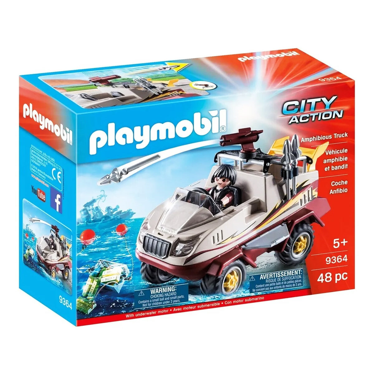 Playmobil Coche Anfibio Juguete 