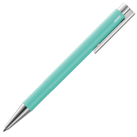 Lapicera Bolígrafo Ballpoint Logo M+ Celeste Mate TM negro Lamy 0