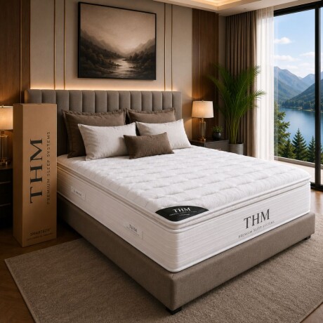 Colchon de resortes Queen HAMPTONS Titanium Colchon de resortes Queen HAMPTONS Titanium