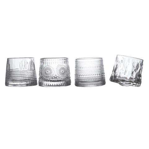 Set x4 vasos de vidrio para Whisky Set X4 Vasos De Vidrio Para Whisky