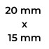 Mensula colonial de hierro 20x15cm planchuela de 19x5mm Ménsula Colonial De Hierro 20x15cm Planchuela De 19x5mm