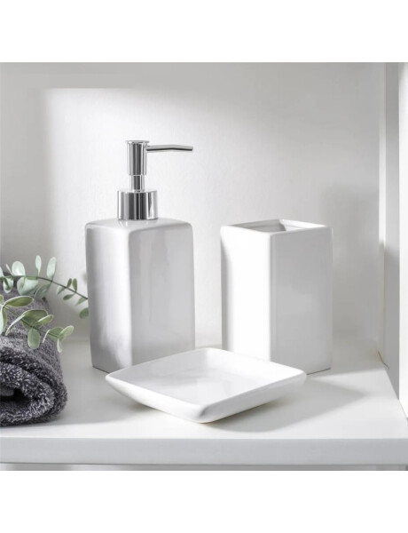 SET BAÑO 3 PZAS CERAMICA BLANCO SET BAÑO 3 PZAS CERAMICA BLANCO