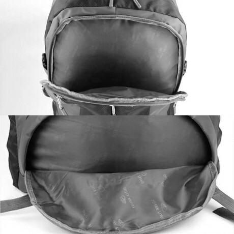Mochila Camping Maya Bay 75 L + Riñonera Trekking Negro