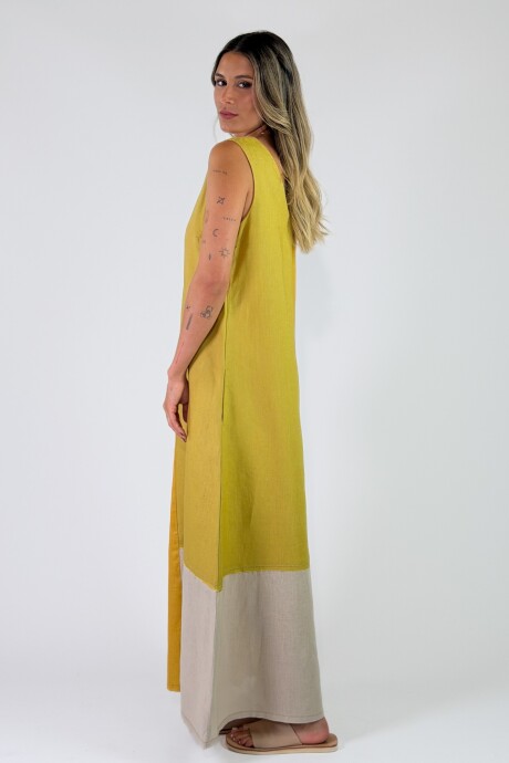 VESTIDO JOAQUINA Mostaza