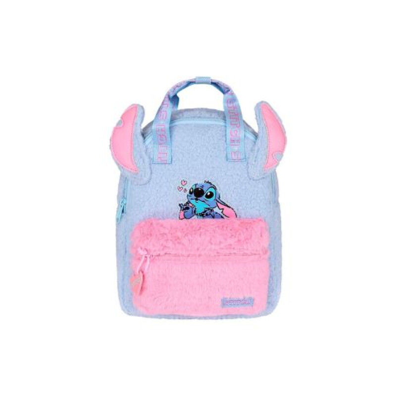 Mochilita Lilo y Stitch plush con bolsillo Mochilita Lilo Y Stitch Plush Con Bolsillo