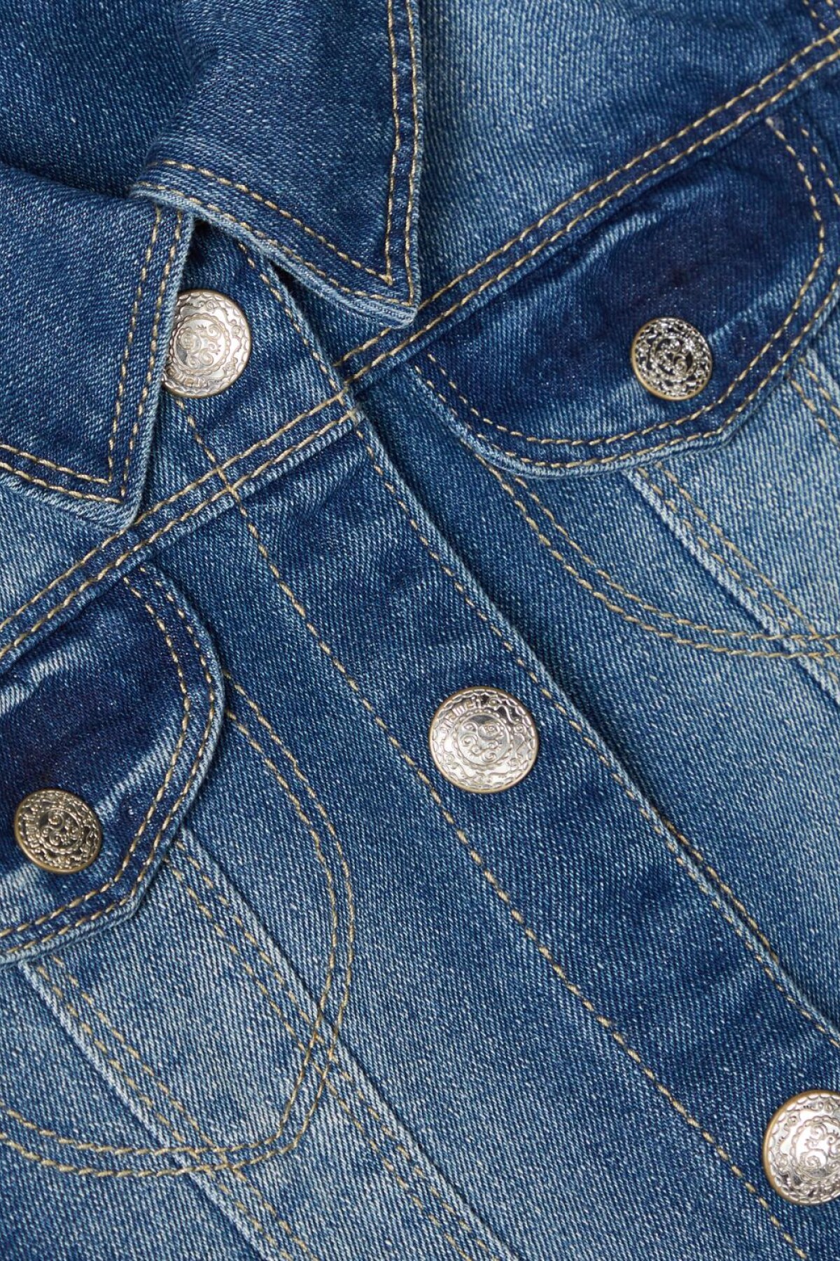 Chaqueta De Jean Star Medium Blue Denim