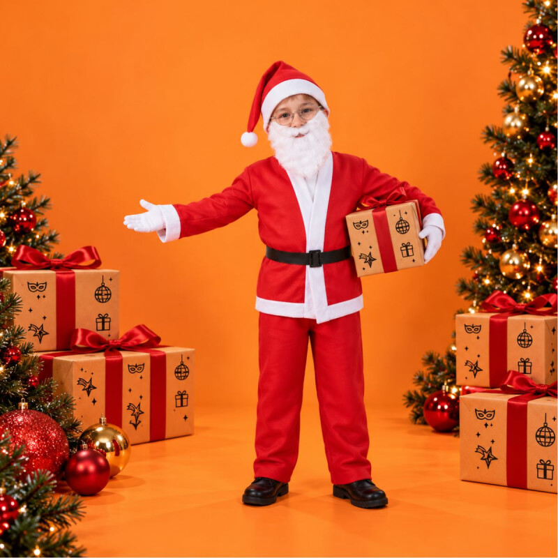 Disfraz de Papá Noel - Niño Disfraz de Papá Noel - Niño