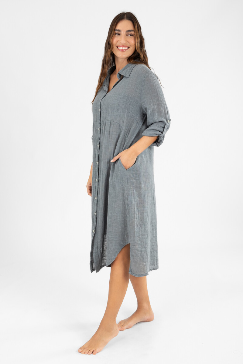 Camisola larga toscana Verde oscuro