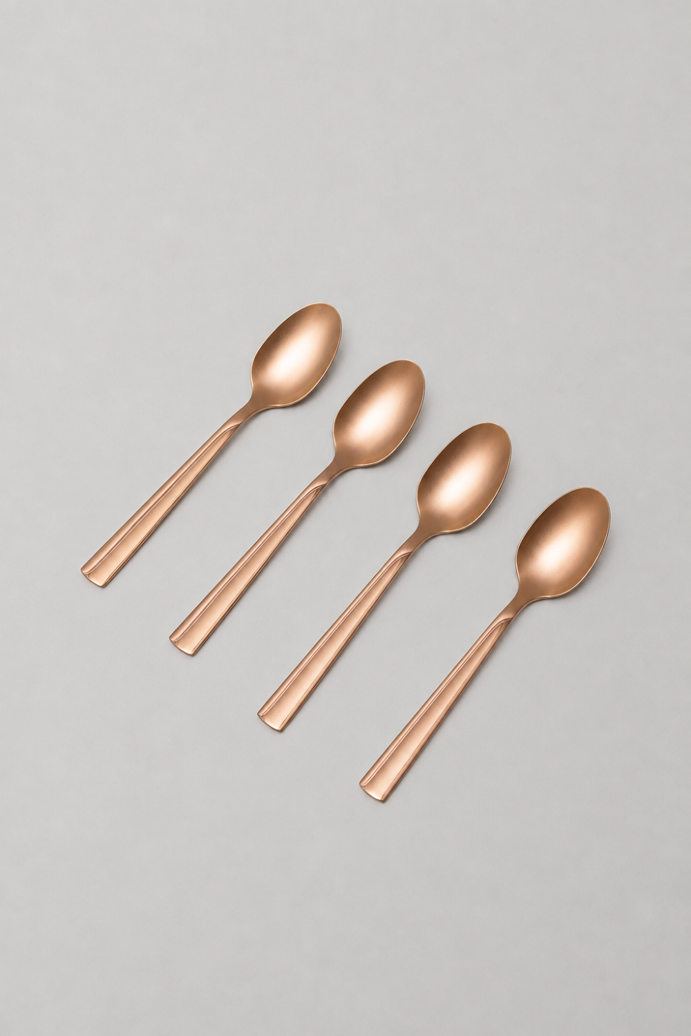 Cuchara Para Café Asher Set 4 Un. Rose Gold Color Unico