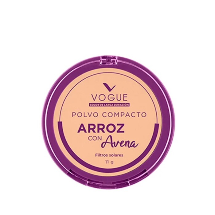 VOGUE POL COMPACTO DE ARROZ VAINILLA única