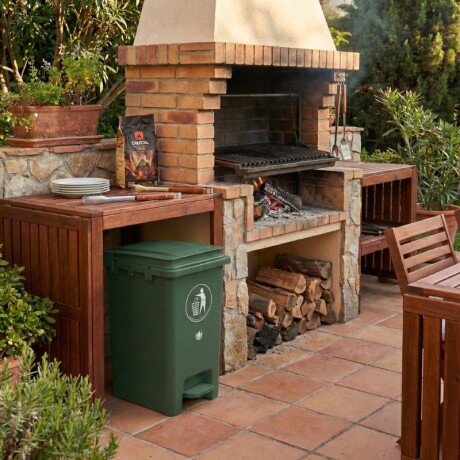 CONTENEDOR DE BASURA 30 LITROS Contenedor de Basura 30 Litros Verde