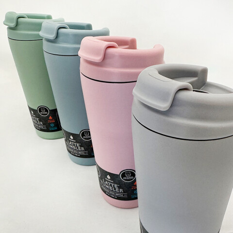 Vaso térmico de acero inoxidable con tapa 590ml TV0595