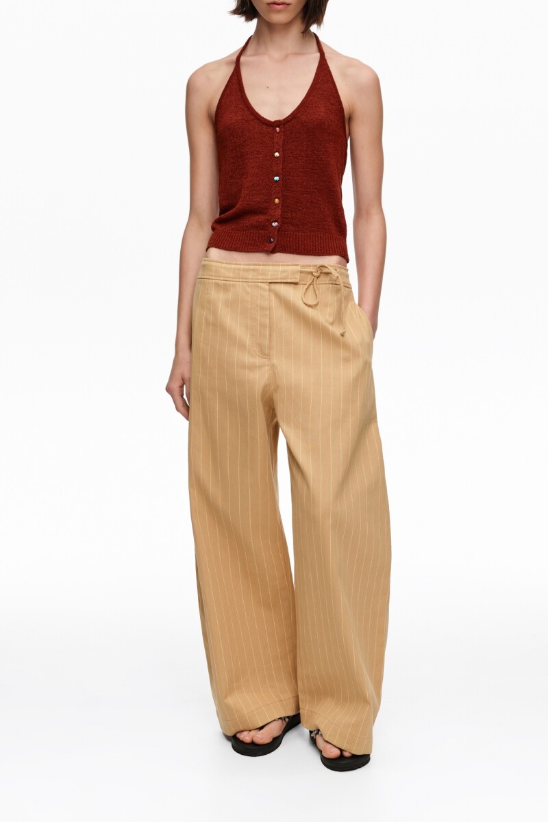 PANTALÓN BABUCHA Ocre