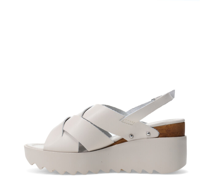 Sandalias de Mujer Bottero c/hebilla Blanco Hueso
