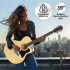 Guitarra Electro Acustica Tamaño 4/4 39 Para Diestros Con Funda Y Equalizador Clasica Imback Color Natural Guitarra Electro Acustica Tamaño 4/4 39 Para Diestros Con Funda Y Equalizador Clasica Imback Color Natural