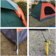 Carpa iglú con mosquitero de 3-4 personas 1.90 x 1.30 Naranja
