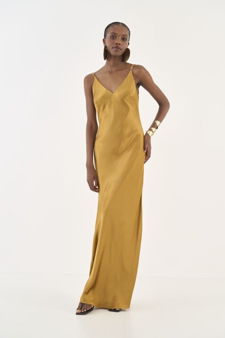 Vestido Otilia Dorado