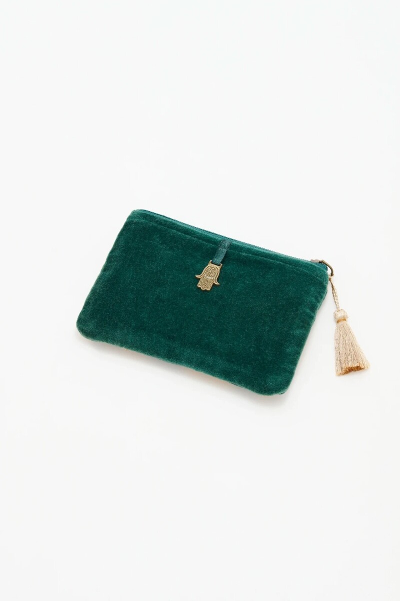 Bolso Mini Flat Flowers Verde