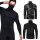 Set X2 Remera Térmica Deportiva Cuello Alto P/ Hombre Vst015004-xl