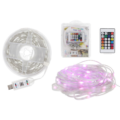 Manguera de Luces RGB 10m con control remoto Manguera de Luces RGB 10m con control remoto