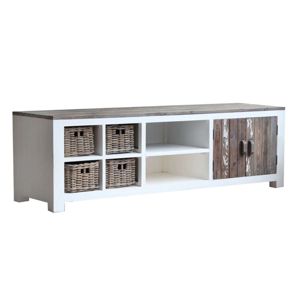 RACK MADERA BLANCO AIM