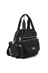 Mochila de nylon Negro