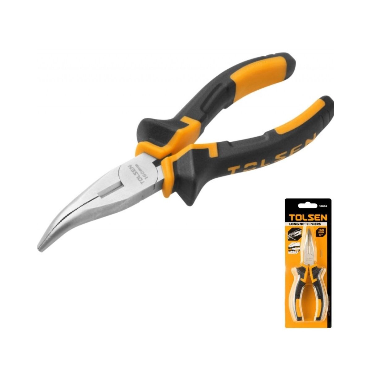 Alicate Punta Curva 6" Tolsen 