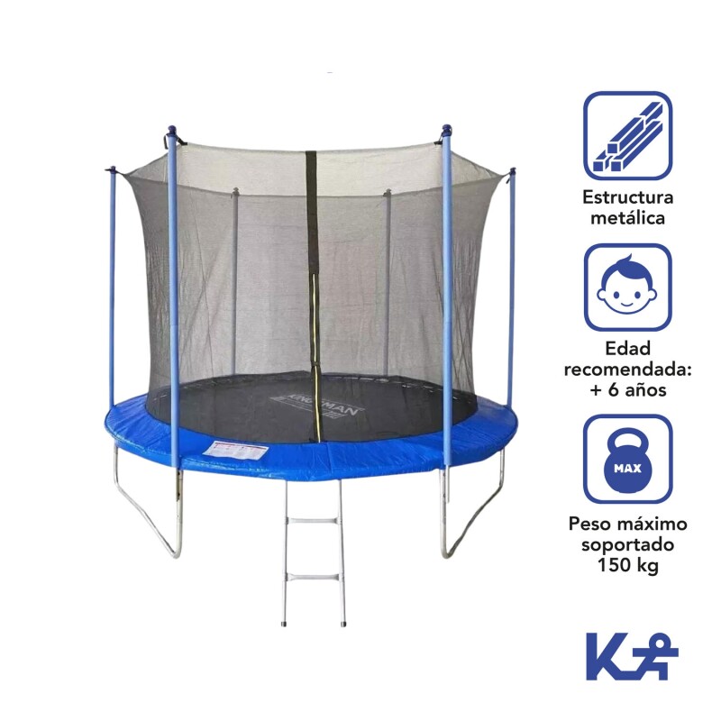 Cama Elástica Trampolín con escalera 3.0 m+ Cobertor + Red Cama Elástica Trampolín con escalera 3.0 m+ Cobertor + Red