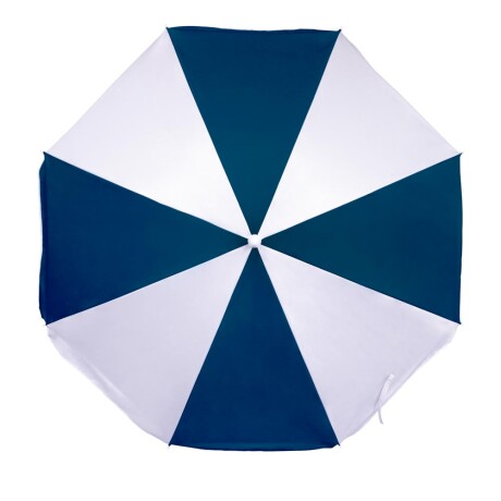 Sombrilla Playa 1,80m FPS 70 Articulable MOR Con Funda Acero Blanco/azul Marino