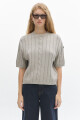 Knit T-shirt Jody Gris Melange