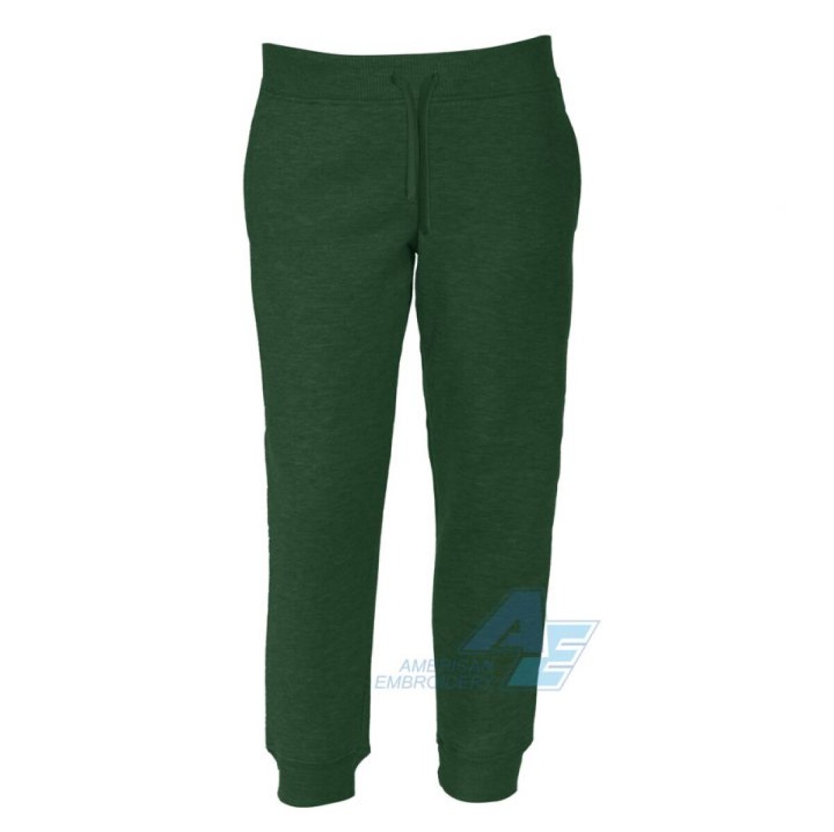 Pantalón de felpa con puño adulto - Verde inglés 