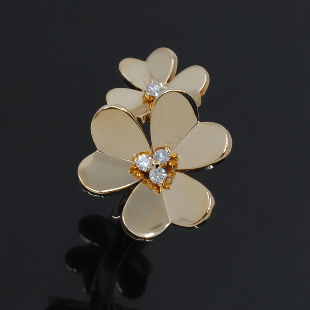 Van Cleef & Arpels Frivole Between the finger anillo en oro 18k y brillantes Van Cleef & Arpels Frivole Between the finger anillo en oro 18k y brillantes