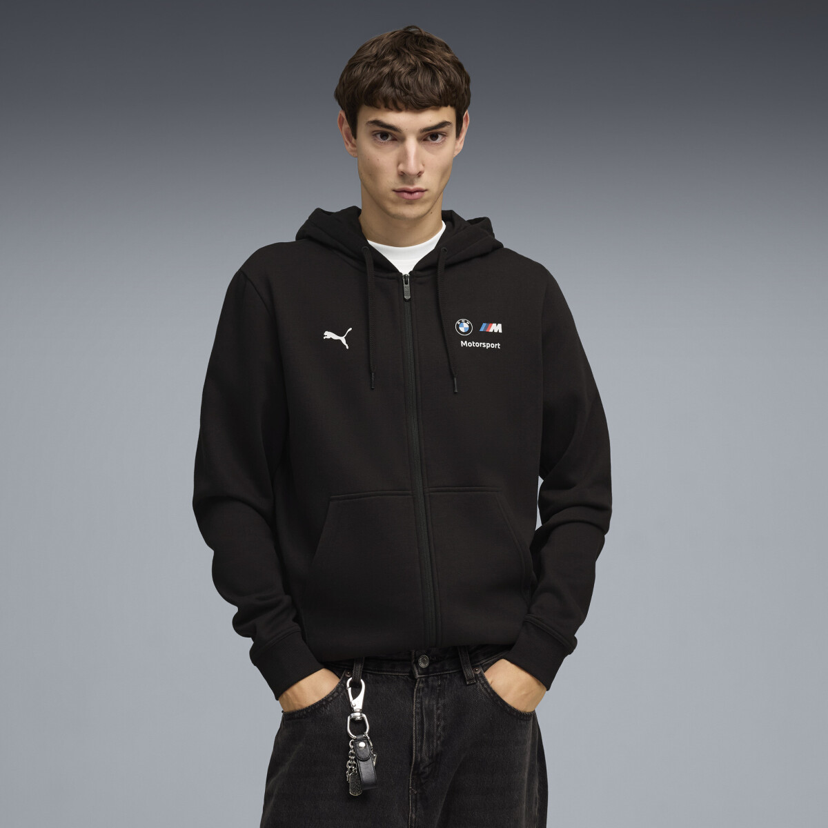 BMW MMS Ess.Fleece Jkt.63542801 - Negro 