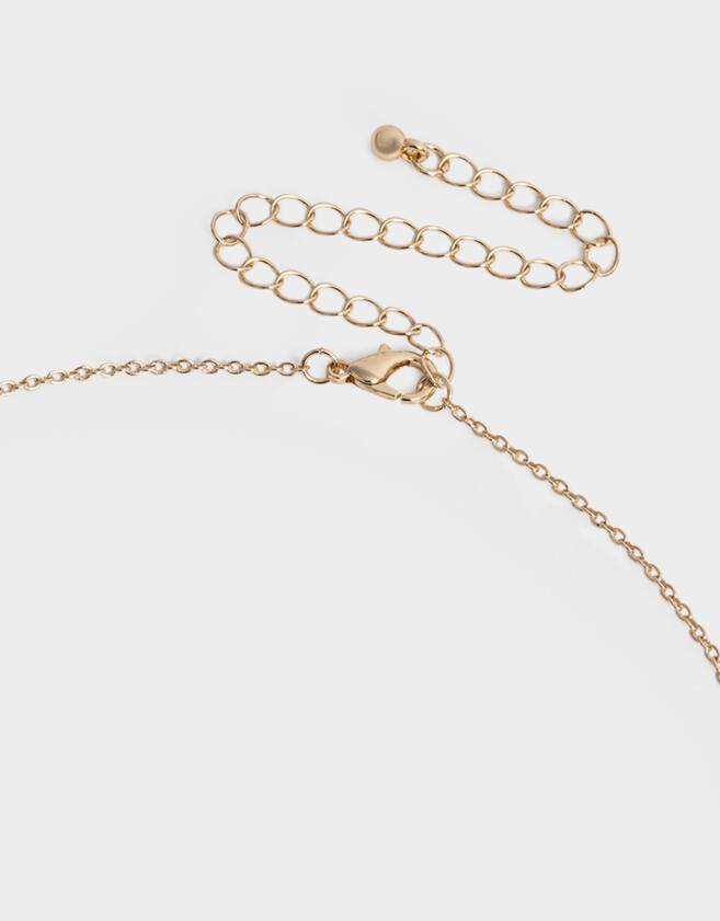 Cadena Corta con Dije Capsula Especial Cadena Corta Con Dije Leo - Dorado