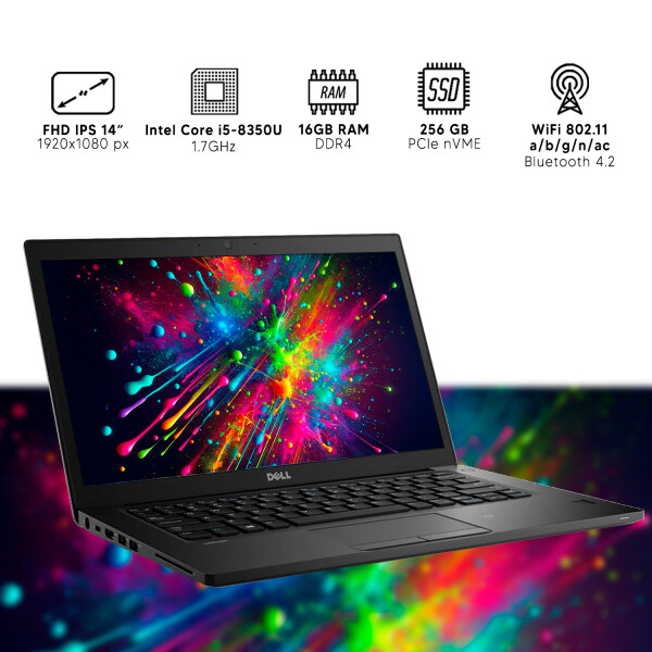 Notebook Dell Latitude 5490 I5 16/256gb Ssd Touch NOTEBOOK RFPL DELL 5490 I5/16/256/14 TS