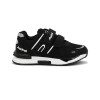 Austral Running Niños C/velcro-baby Negro-blanco