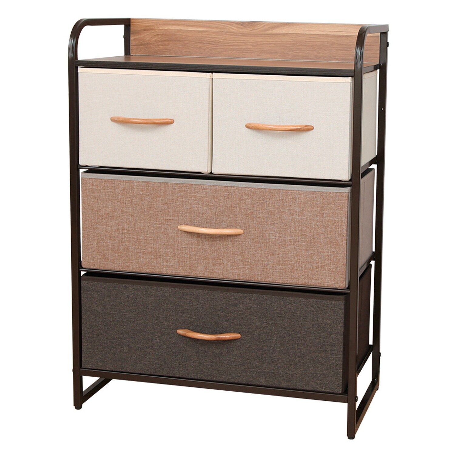 Mueble organizador 4 cajones en tela Selecta Electroventas