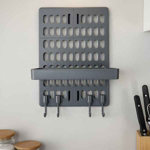Panel Tablero Organizador Ranurado de Pared Cocina Baño Panel Tablero Organizador Ranurado de Pared Cocina Baño