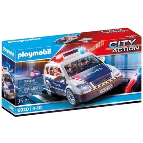 Playmobil City Action coche de policía con luces y sonido 35 piezas Playmobil City Action coche de policía con luces y sonido 35 piezas