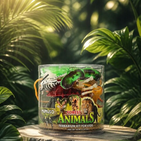 KIT TERRARIO ANIMALES DEL BOSQUE PARA NIÑOS KIT TERRARIO ANIMALES DEL BOSQUE PARA NIÑOS