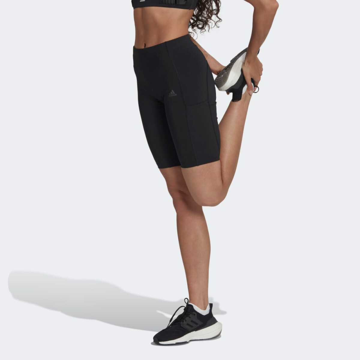 Calza de Mujer Adidas Run Fast - Negro 