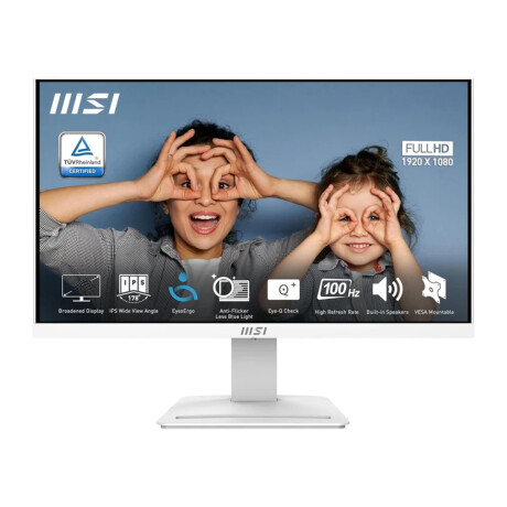 Monitor MSI Pro MP2412W 23.8" FHD 100Hz Blanco Monitor MSI Pro MP2412W 23.8" FHD 100Hz Blanco