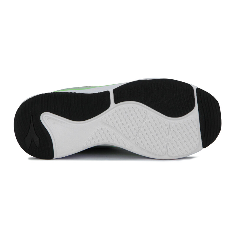 Diadora Running Hombre Delta- Lt Grey/lime Gris Claro-lima