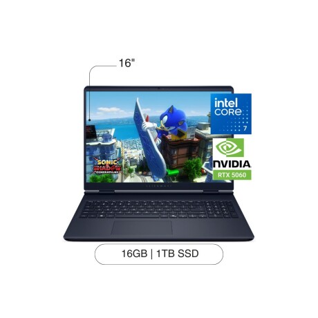 Notebook ALIENWARE Aurora 16' 2,5K 1TB / 16GB RAM Intel Core 7-240H RTX5060 Notebook ALIENWARE Aurora 16' 2,5K 1TB / 16GB RAM Intel Core 7-240H RTX5060