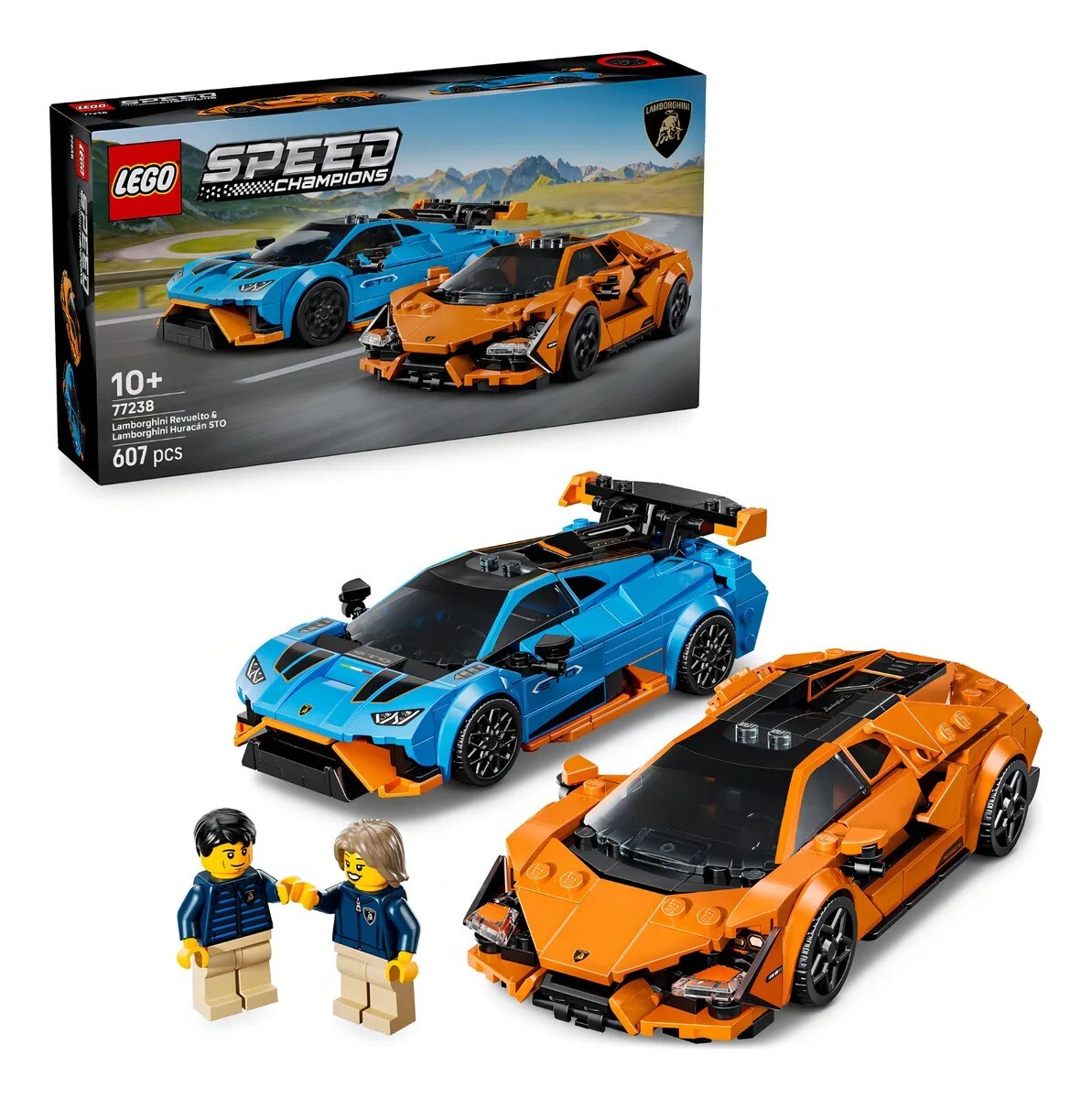 LEGO® Speed Champions Lamborghini Revuelto & Huracán STO (77238) 