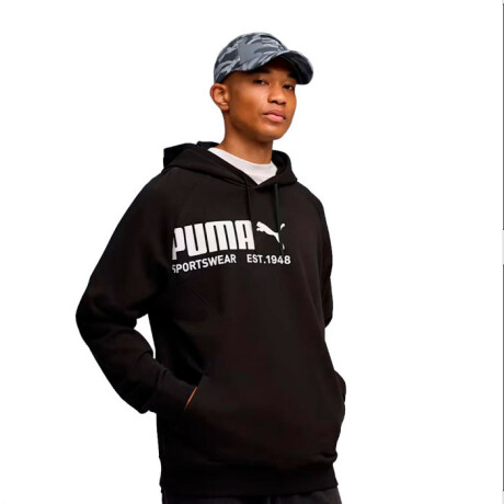 Canguro de Hombre Puma Sport Hoodie Tr Negro - Blanco