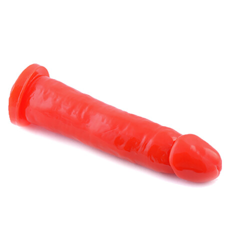 Consolador Géminis Macizo Rojo