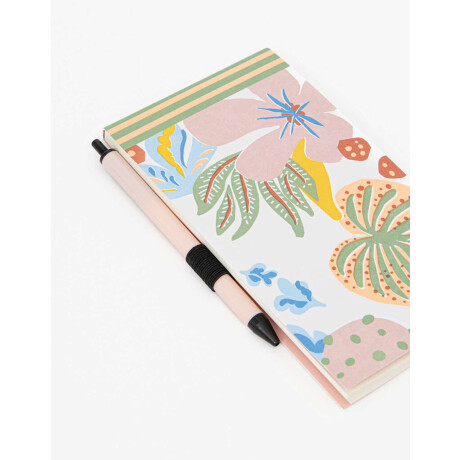 Set De Anotador Y Lapicera Combinacion Multicolor