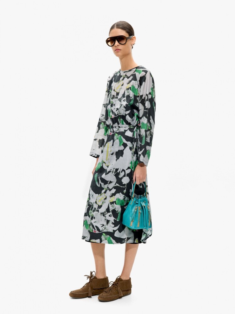 Vestido Midi Estampado Floral multicolor