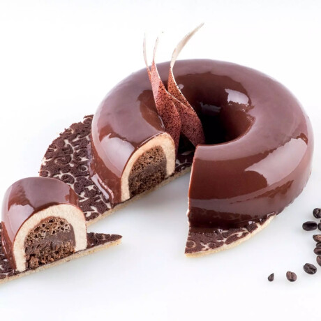 Molde silicona Savarin 18x6 Blanco Molde silicona Savarin 18x6 Blanco